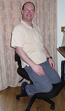 me on a stool